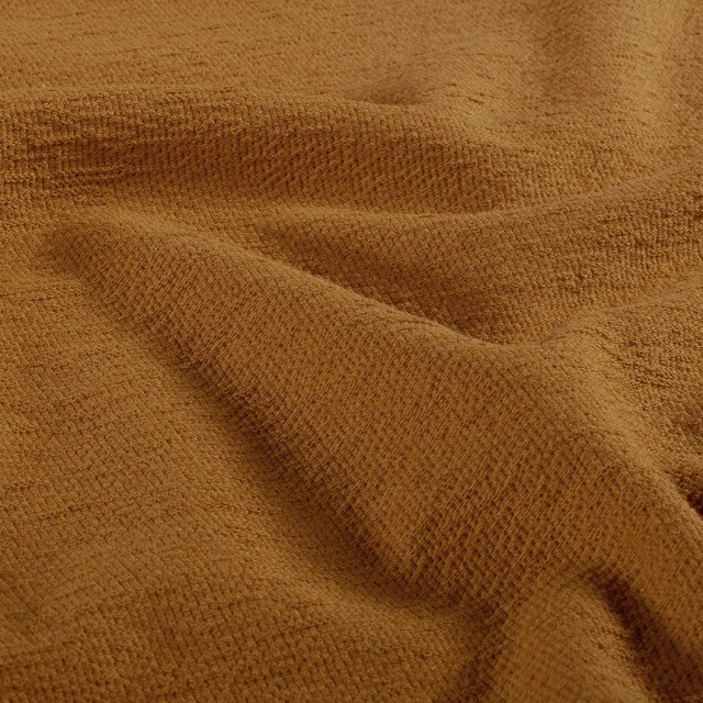 Terry crepe solid caramel