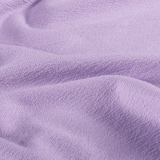Terry crepe solid lilac
