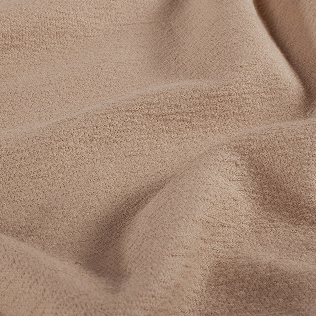 Terry crepe solid nude