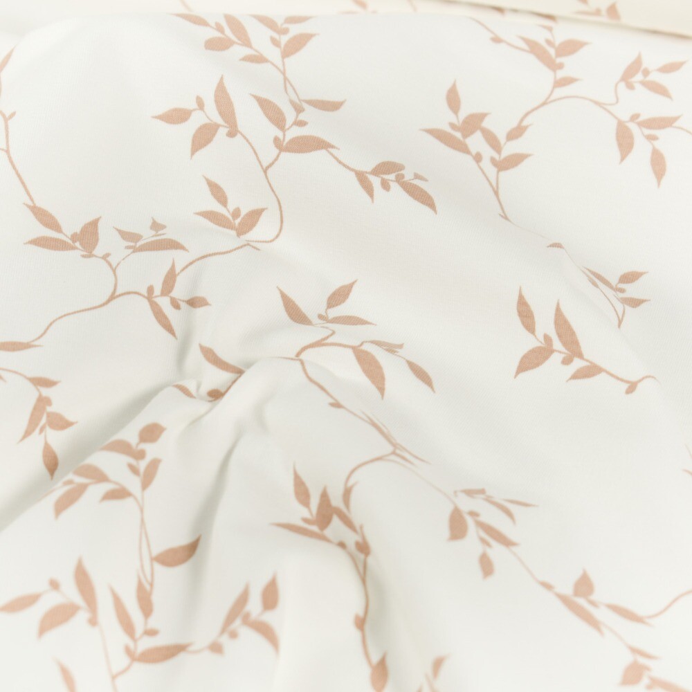 Cotton jersey twigs offwhite