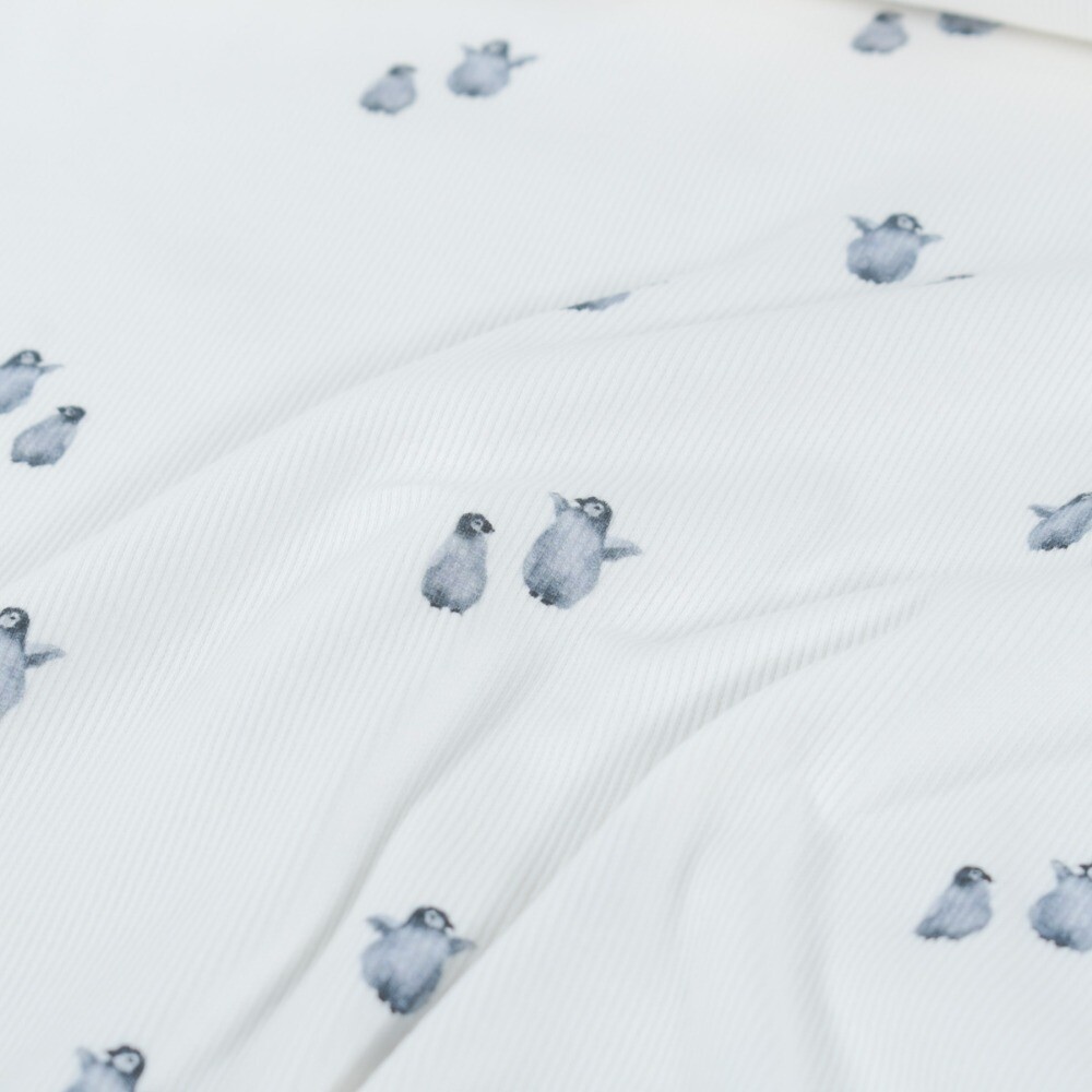 Rib jersey penguins offwhite