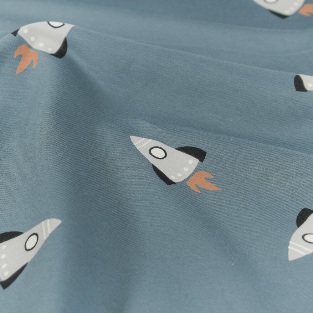 French terry rockets indigo