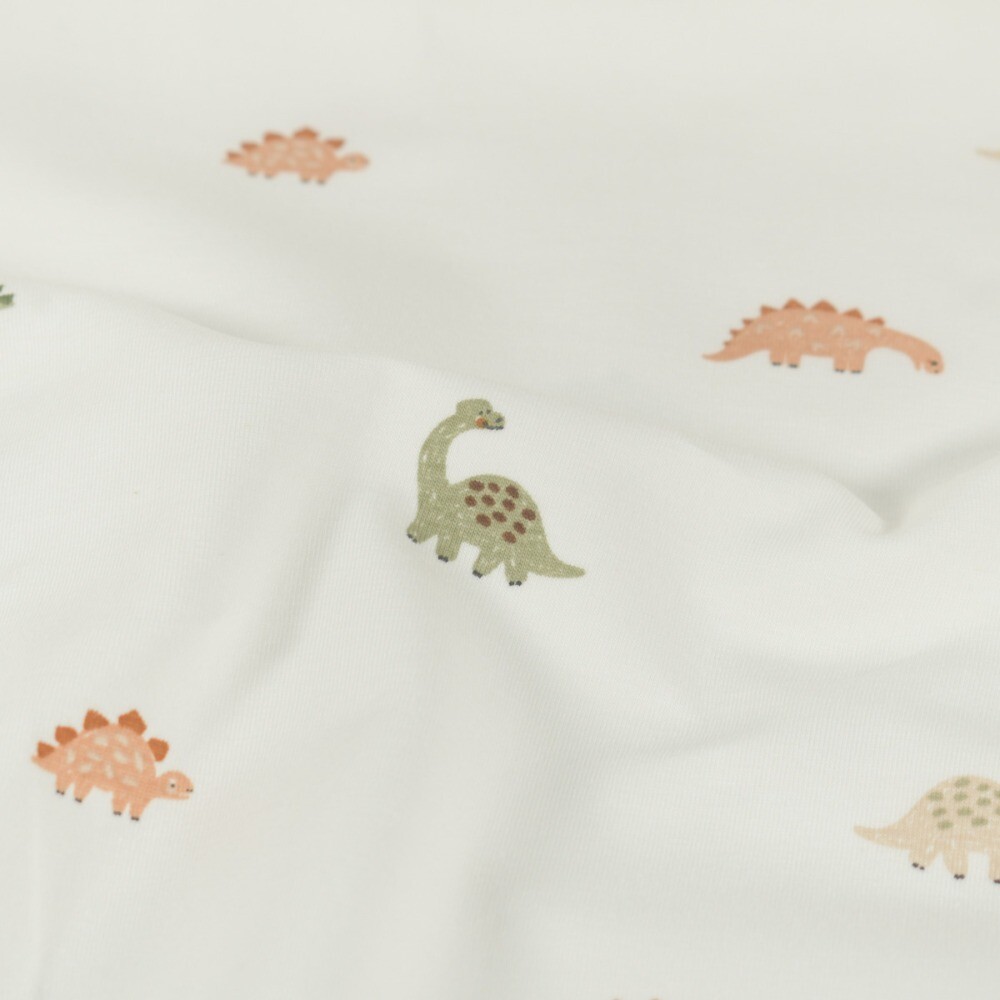 Cotton jersey dinos offwhite