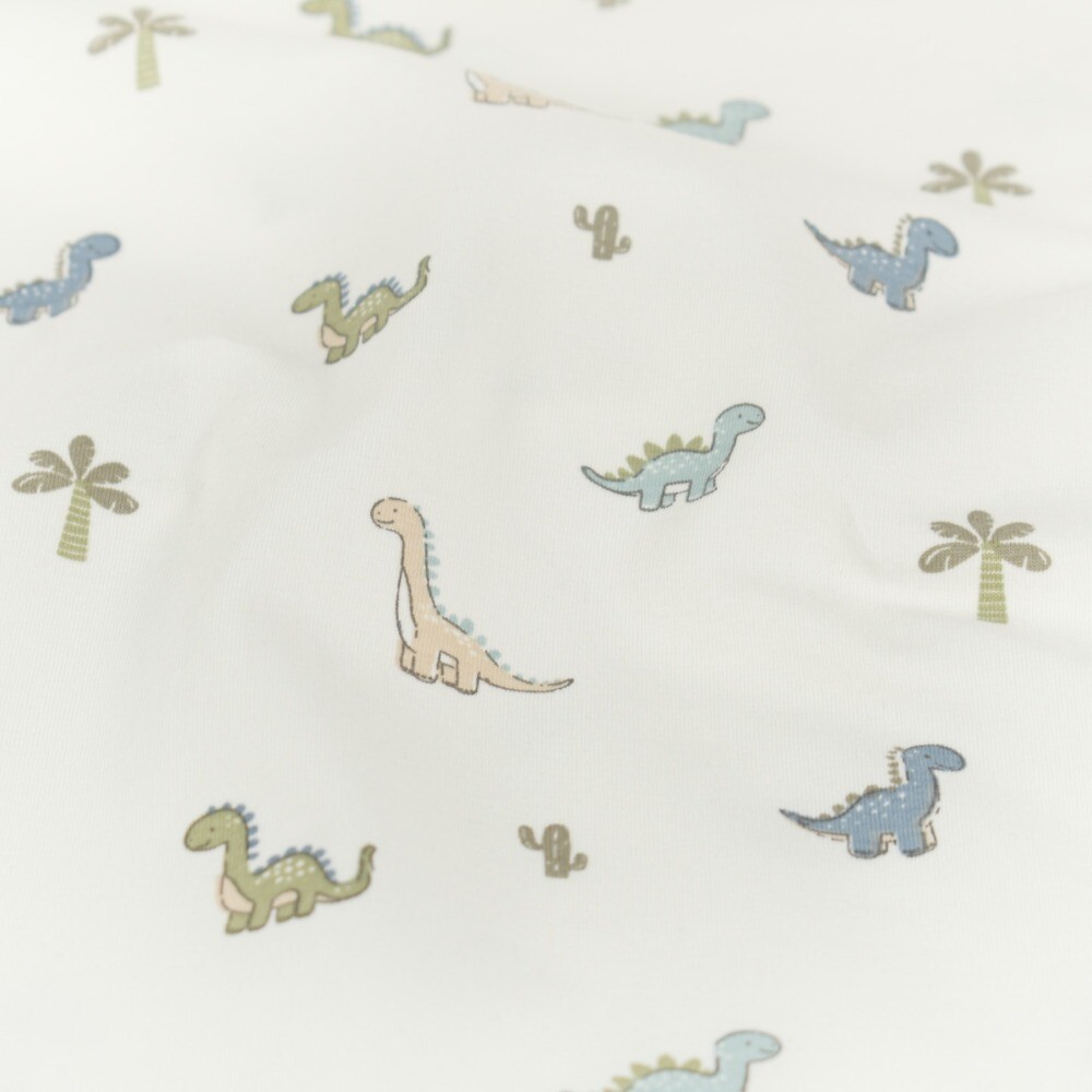 Cotton jersey dinos offwhite