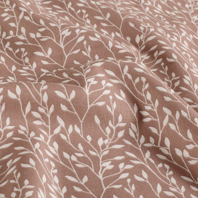 Cotton poplin twigs light mauve