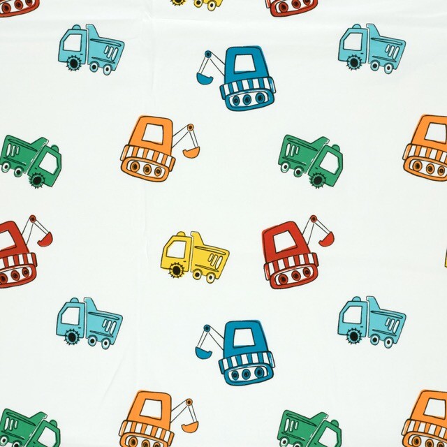 Cotton jersey vehicles offwhite