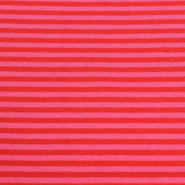 50x70 cm cuffs striped 4mm red/pink