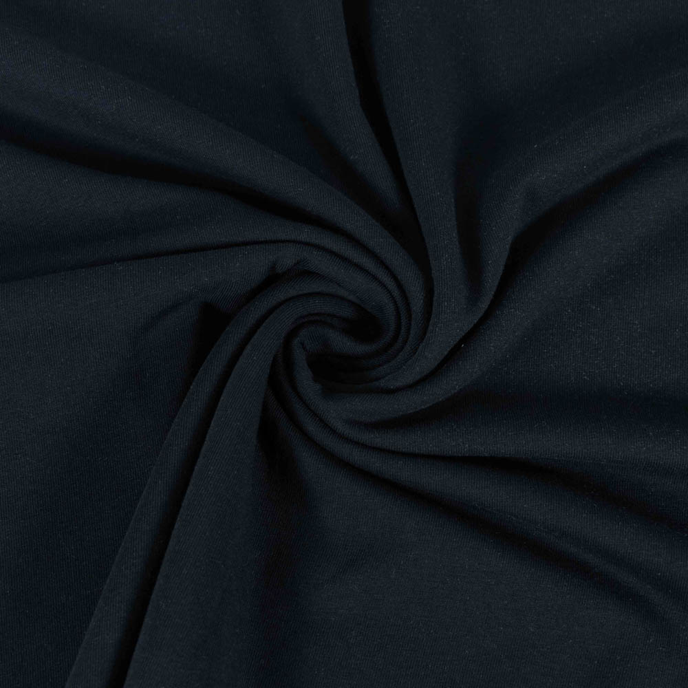 Cotton jersey black Blooming Fabrics