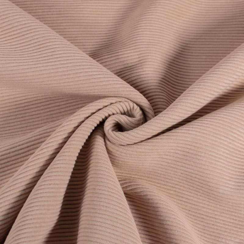 Ottoman rib jersey solid light pink