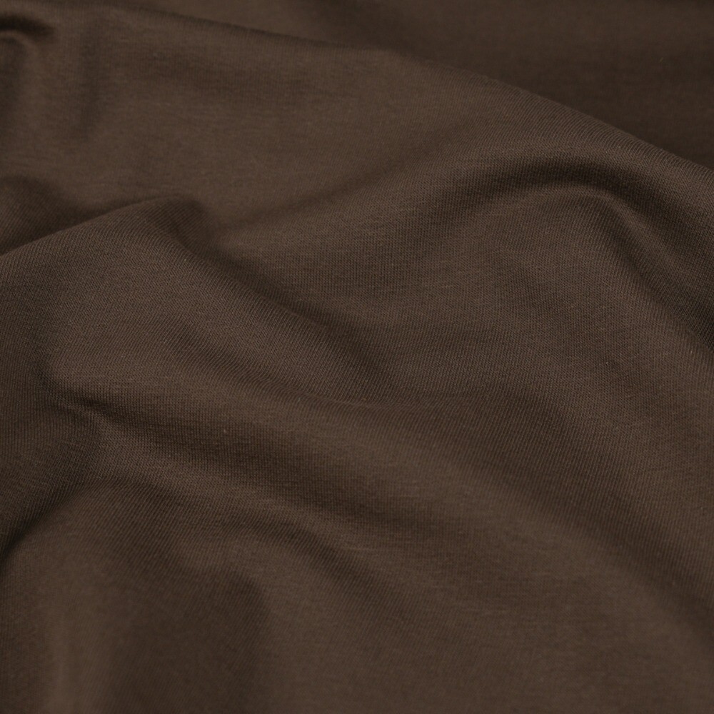 French Terry Light Dark Brown