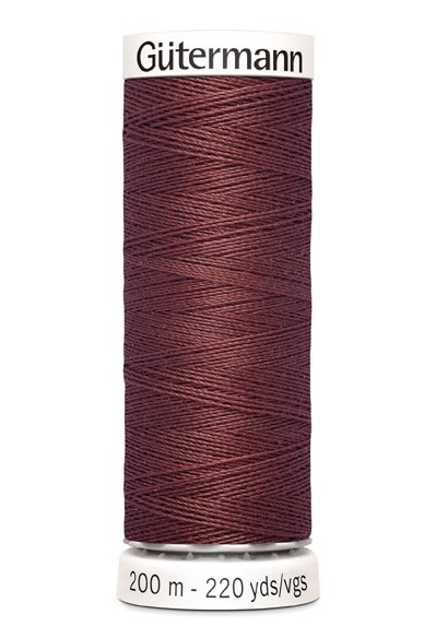 Gütermann Sew-all thread 200m 262 brown bordeaux