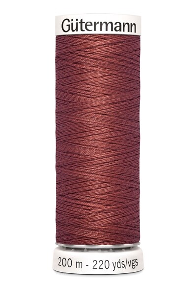 Gütermann Sew-all thread 200m 461 brown bordeaux