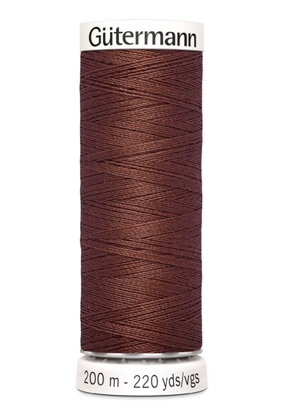 Gütermann Sew-all thread 200m 478 red brown