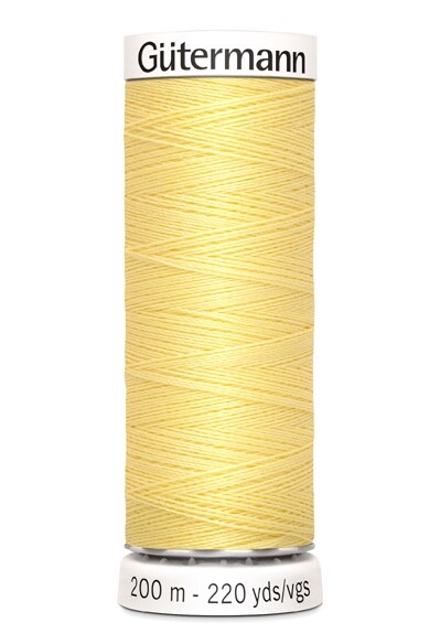 Gütermann Sew-all thread 200m 578 light yellow