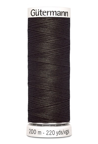 Gütermann Sew-all thread 200m 671 dark grey brown