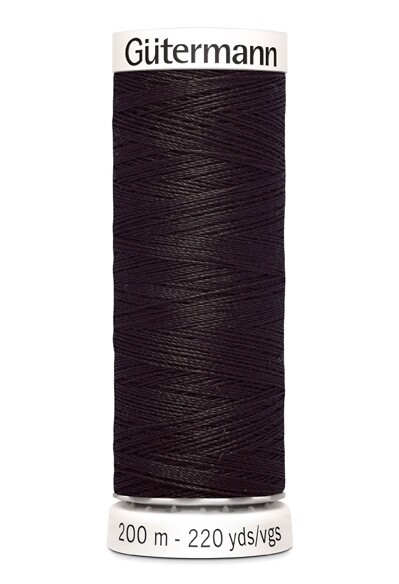Gütermann Sew-all thread 200m 682 extra dark brown