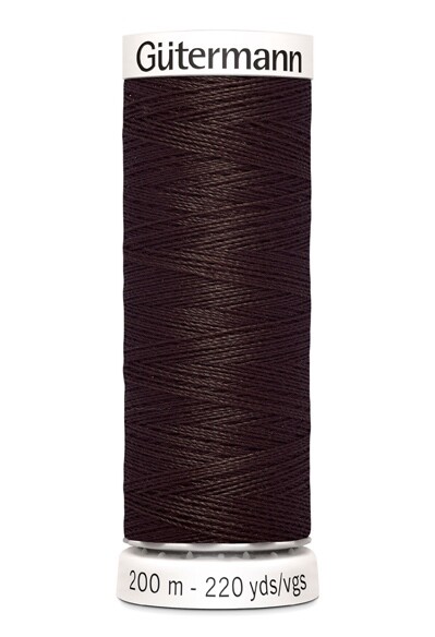 Gütermann Sew-all thread 200m 696 dark brown