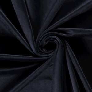 Velvet fabric solid navy