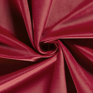 Velvet fabric solid dark red