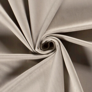 Velvet fabric solid beige