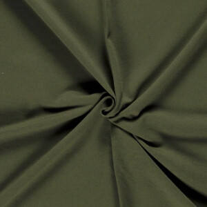 French Terry khaki green