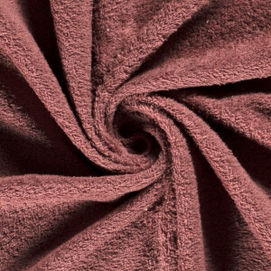 terry toweling solid old pink