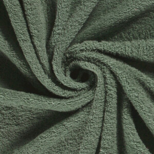 terry toweling solid dark mint