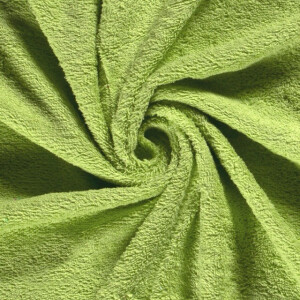 terry toweling solid lime