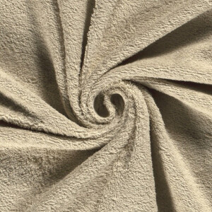 terry toweling solid ivory