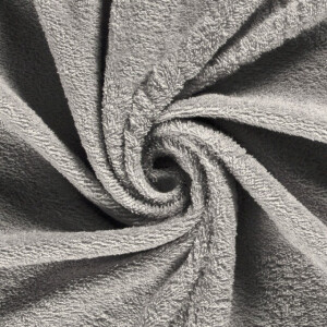 terry toweling solid light grey