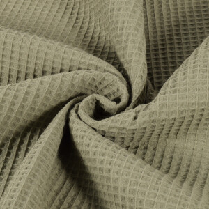 100x150cm waffle fabric coarse khaki green