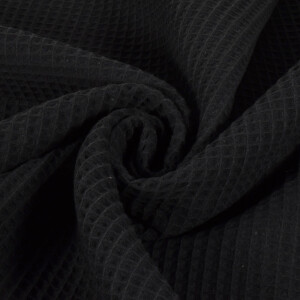 100x150cm waffle fabric coarse black