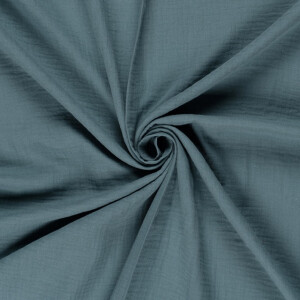cotton muslin solid aqua