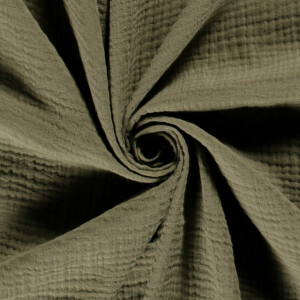cotton muslin solid forest green