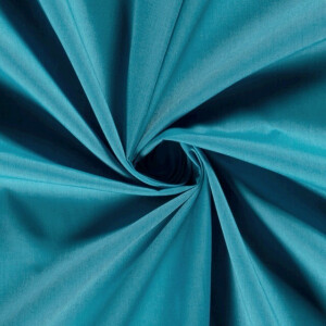 cotton poplin solid aqua