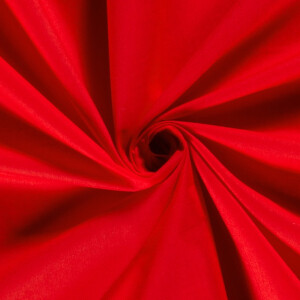 cotton voile solid red