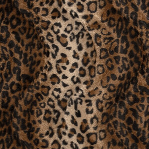 faux fur leopards brown