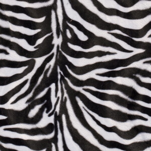 faux fur zebras white