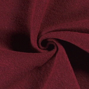 Wool felt red
