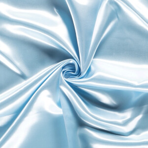 satin solid baby blue