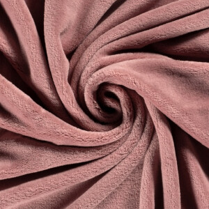 coral fleece solid old pink