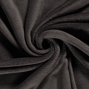 coral fleece solid dark grey