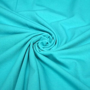 cotton jersey turquoise/mint