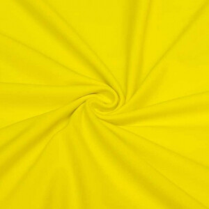 cotton jersey bright yellow