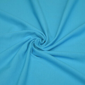 cotton jersey aqua