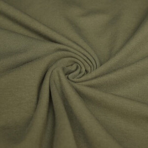 cotton jersey dark olive green