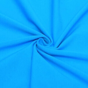 cotton jersey aqua