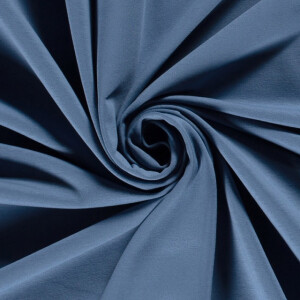 french terry brushed solid indigo