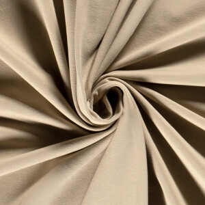 french terry brushed solid beige