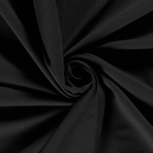 french terry brushed solid black